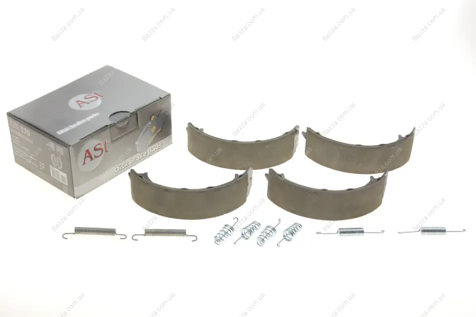 Колодки ручного (стоячого) гальма AUTO STANDART AST570 (фото 1)