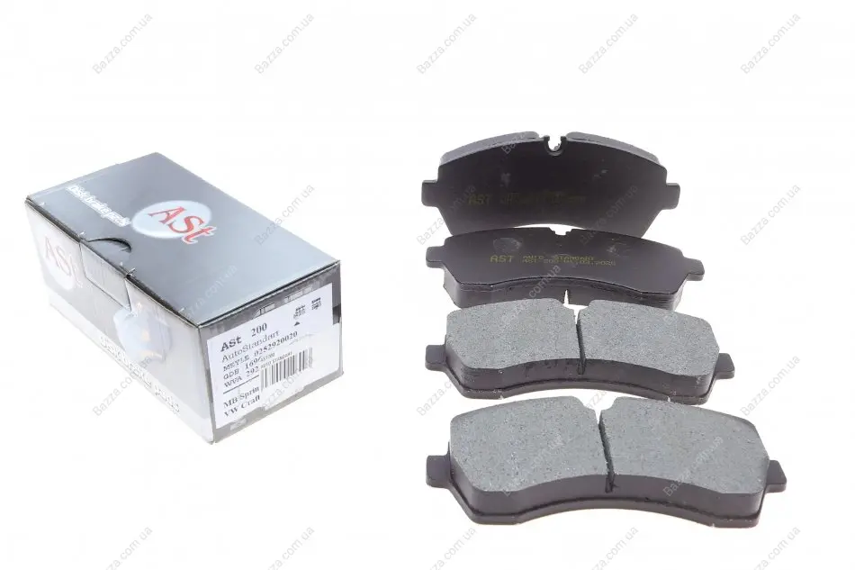 Тормозні (гальмівні) колодки AUTO STANDART AST200 (фото 1)