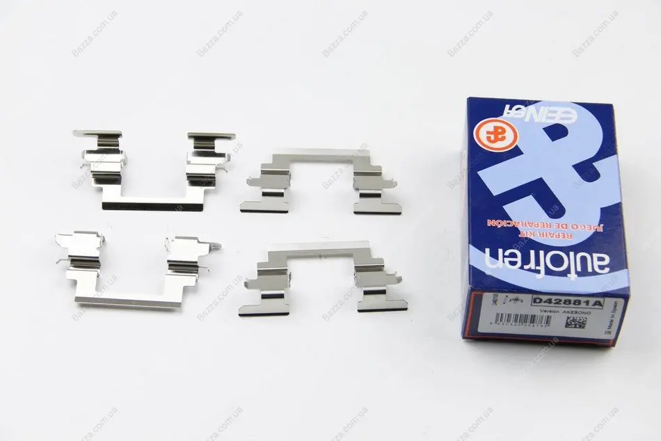 Монтажный к-кт тормозных колодок перед LANCER/GALANT/ASX 96- autofren seinsa D42881A