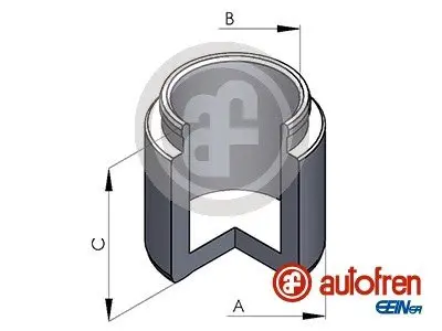 Поршень переднього гальмівного супорта Autofren Seinsa D025359