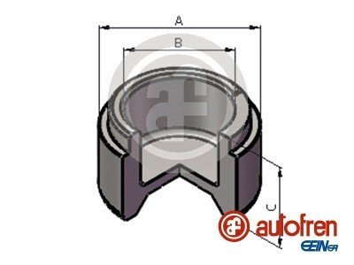 Поршень переднього гальмівного супорта autofren Seinsa D025519 на Лексус Is 250