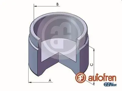 Поршень переднього гальмівного супорта Autofren Seinsa D0 25587