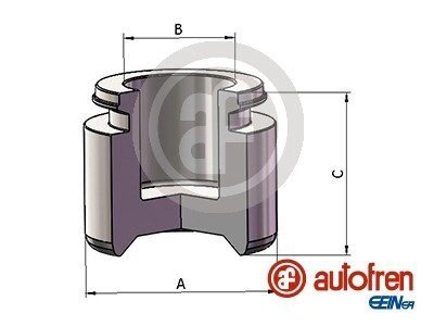 Поршень переднего тормозного суппорта autofren Seinsa D025660 на Мерседес W140