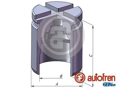 Поршень заднього гальмівного супорта autofren Seinsa D025472