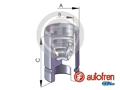 Поршень заднього гальмівного супорта autofren seinsa D025522