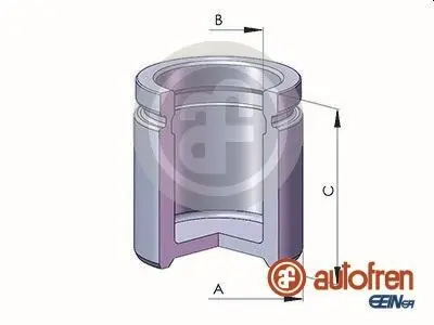 Поршень заднего тормозного суппорта autofren seinsa D025581