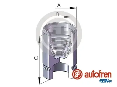 Поршень заднього гальмівного супорта Autofren Seinsa D0 2589 (фото 1)