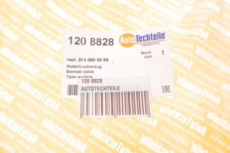 Трос капота autotechteile 1208828