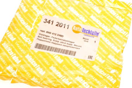 Подшипник амортизатора autotechteile 3412011