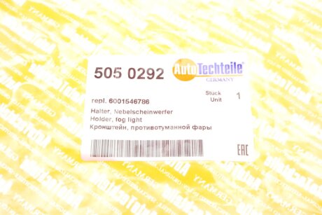 Кронштейн, протитуманної фари autotechteile 5050292