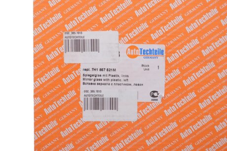 Вставка дзеркала з пластиком, ліва autotechteile DSC3857013