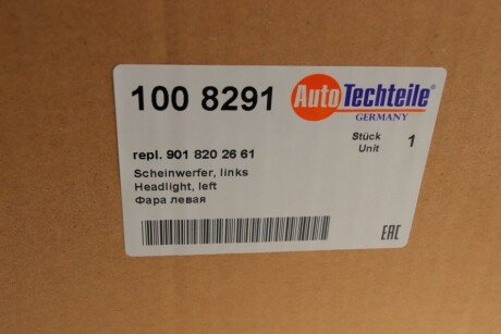 Фара L, 00-06 +П/тум. (H3/H7/H7) autotechteile 1008291