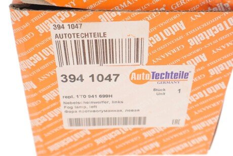 Фара протитуманна, ліва autotechteile 3941047