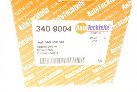 Фланец полуоси autotechteile 340 9004