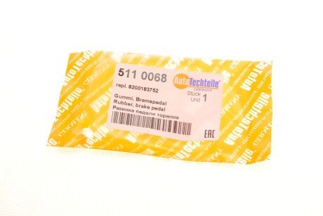 Гумка педалі гальма autotechteile 5110068
