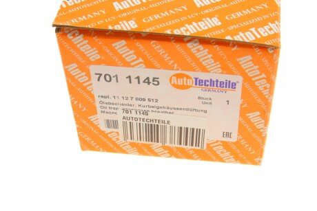 Клапан рециркуляції картерних газів з прокладкою autotechteile 7011145