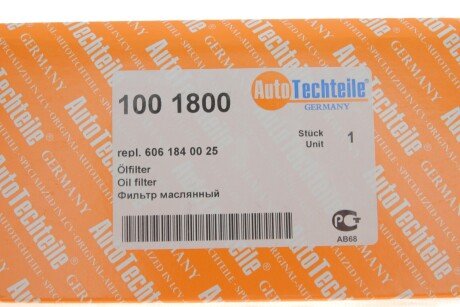 Масляный фильтр autotechteile 100 1800