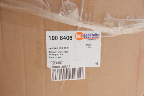 Передняя фара autotechteile 1008406
