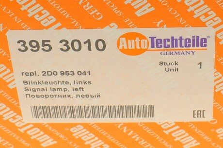 Поворот передний autotechteile 3953010