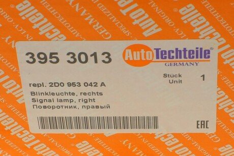 Поворот передний autotechteile 3953013