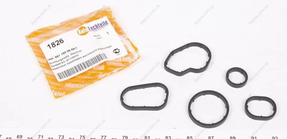 Прокладка радиатора autotechteile 1001826