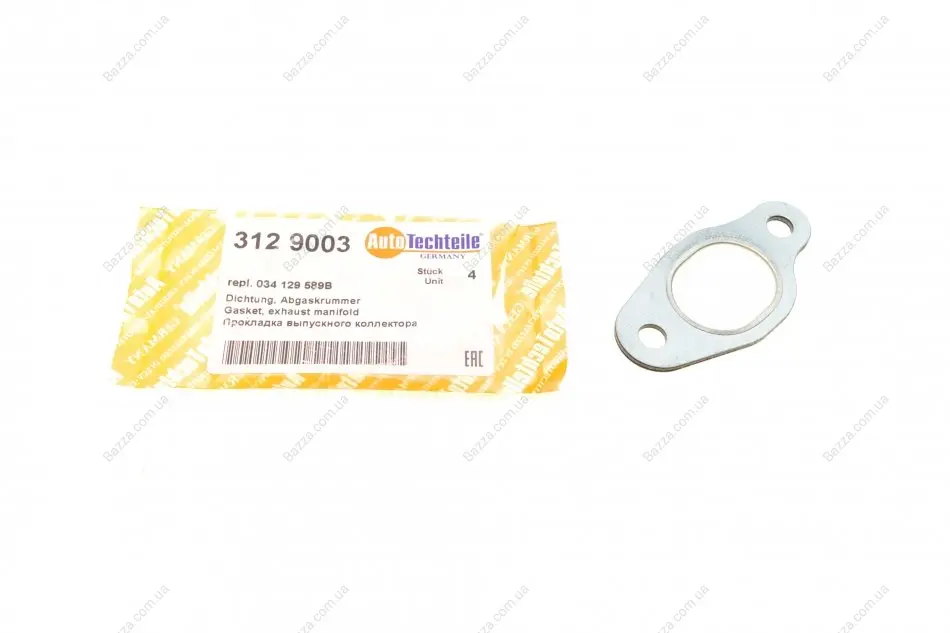 Прокладка випускного колектора Autotechteile 3129003 (фото 1)