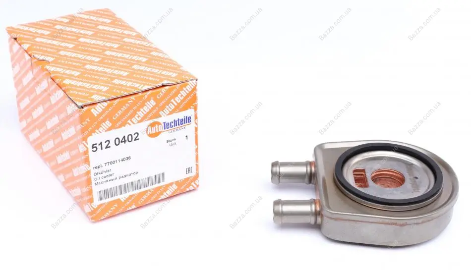 Радиатор маслянный, (теплообменник) 1.9dCi 01- Autotechteile 512 0402 (фото 1)