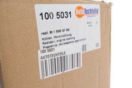 Радіатор охолодження двигуна autotechteile 1005031