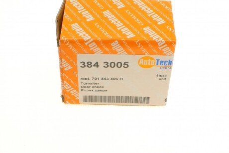 Ролик бок. двери, T4 (нижний) без кронштейна autotechteile 3843005