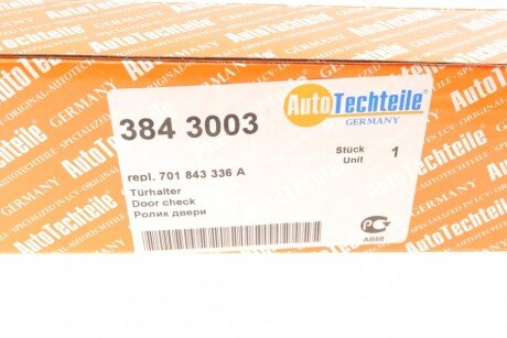 Ролик бок. двери, T4 (средний) autotechteile 3843003