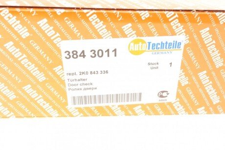 Ролик двери autotechteile 3843011