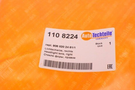 Скло фари autotechteile 1108224