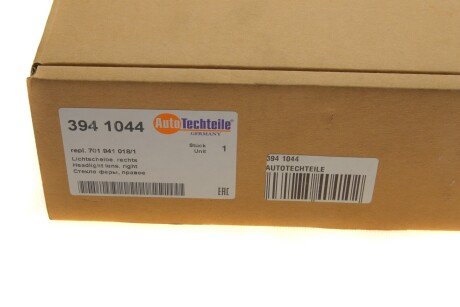 Скло фари autotechteile 3941044