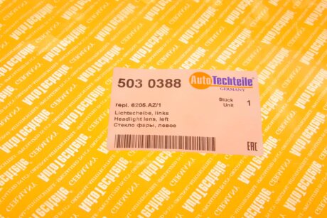 Стекло фары autotechteile 5030388