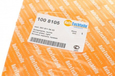 Стекло зеркала autotechteile 1008105