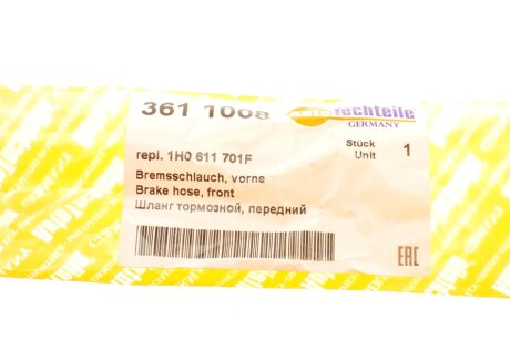 Тормозной шланг autotechteile 3611008