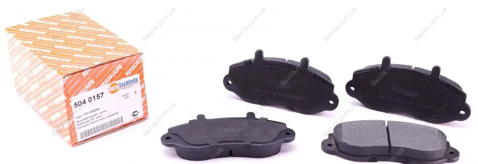 Тормозні (гальмівні) колодки Autotechteile 504 0157 (фото 1)