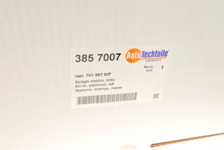 Зеркало заднего autotechteile 385 7007