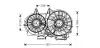 AVA AUDI Вентилятор радіатора (з дифузором) A4 B6 00-, A4 B7 04-, SEAT AVA cooling systems AI7506