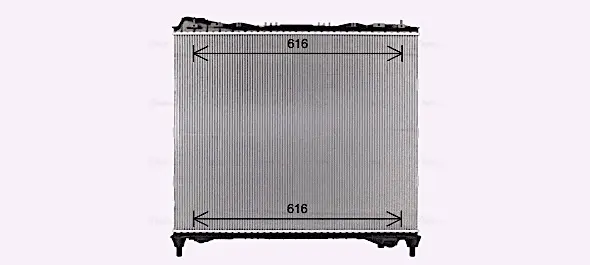 AVA LAND ROVER Радіатор сист. охолодження DISCOVERY V 3.0 16-, RANGE ROVER IV 3.0-5.0 12-, RANGE ROVER SPORT II 3.0-5.0 13- AVA cooling systems AU2337