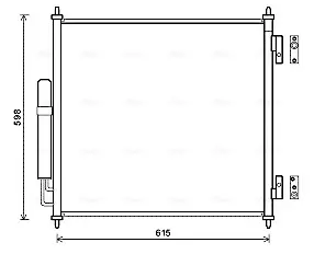Радіатор кодиціонера AVA Cooling Systems AUA5218D (фото 1)