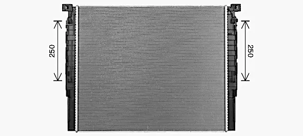 Радіатор охолодження двигуна AVA Cooling Systems BW2623 (фото 1)