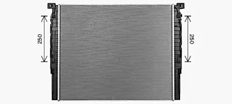 Радіатор охолодження двигуна AVA cooling systems BW2623 Бмв 7 серии