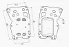 AVA BMW Оливний радіатор (без корпуса) 1 F20, 3 E90, 3 F30, 4,5 F10, X1/3/5 F25 AVA cooling systems BW3625