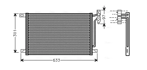Радіатор кодиціонера AVA Cooling Systems BW5215 (фото 1)