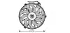 AVA BMW Вентилятор радіатора 3 (E36), 5 (E34), 6 (E24), 7 (E32) AVA cooling systems BW7507