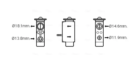 Розширювальний клапан AVA cooling systems FD1492