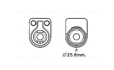 Охолоджувач оливи AVA cooling systems FD3624