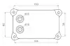 AVA FORD Оливний радіатор Transit 2.4TD 00-, LAND ROVER Defender 2.4TD 06- AVA cooling systems FD3698