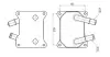 AVA FORD Оливний радіатор C-Max, Focus II, Galaxy, Mondeo IV 1.8TDCI 05- AVA cooling systems FD3699